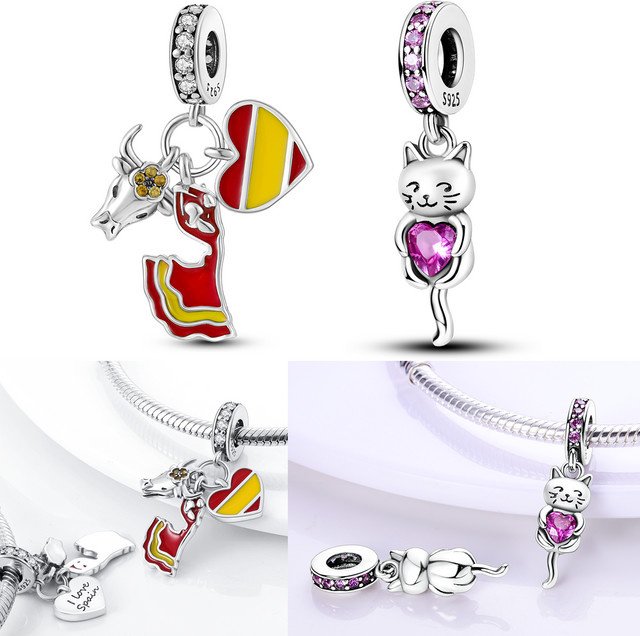Parmuz Charm 925 Silber, Perle, Zirkonia, Damen - Bild 1