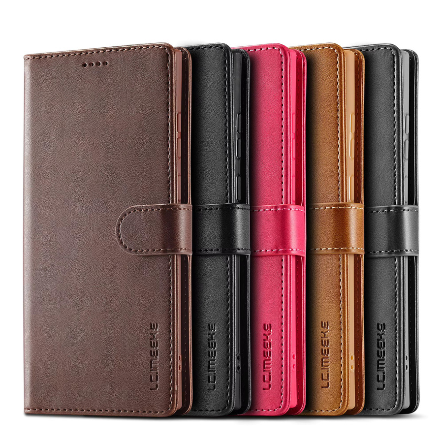 Luxus PU-Rindsleder Handyhülle für Samsung Galaxy S25 S24 S23 S22 S21 S20 Ultra Plus Flip-Cover mit Anti-Drop-Schutz - Bild 2