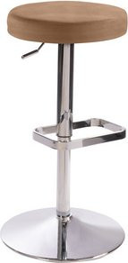 Mayer Sitzmöbel Barhocker 1200 höhenverstellbar aus Mikrofaser in Braun, Breite: 44 cm - Bild 1