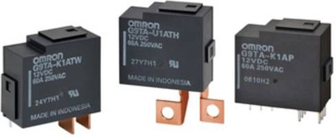 Omron G9TA-U1ATH DC12 Powerrelais Schwarz 12 V/DC 60 A 1 Schließer - Bild 1