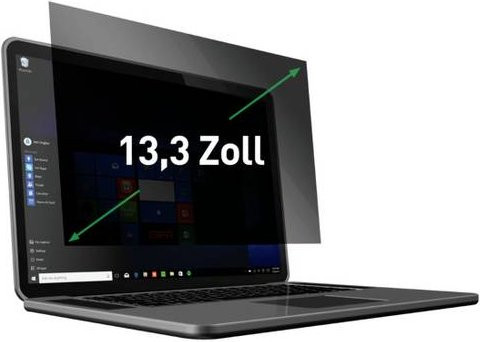 Leitz Blickschutzfilter für 13,3 Zoll Displays, Bildformat 16:9, Schwarz - Bild 1