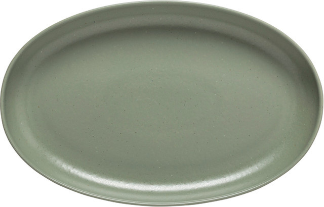 Costa Nova Servierplatte Pacifica Oval, Grün, 6er Pack, Keramik, B: 20,5 cm, T: 32 cm, H: 3,6 cm - Bild 1