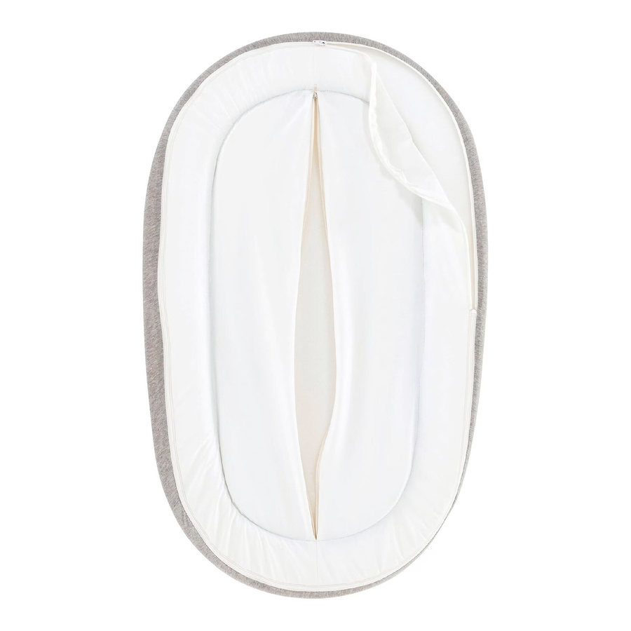 Träumeland Kuschelnest Home Air Baby-Schlafsack aus Baumwolle in Grau - Bild 2
