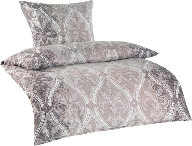 HTI-Living Mikrofaser Bettwäsche Set 2-teilig in Beige mit Bettbezug 135 x 200 cm und Kissenbezug 80 x 80 cm - Bild 1