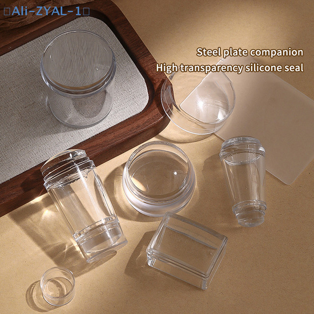 JETTING Nagelkunst-Stempelset für French Maniküre, Transparent - Bild 1