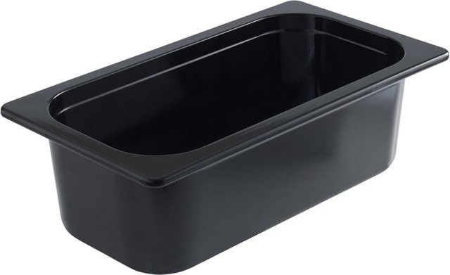 VEGA GN-Behälter 1/3 in Schwarz, Volumen: 2,7 l, B/T/H: 17,6 x 32,5 x 10,0 cm - Bild 1