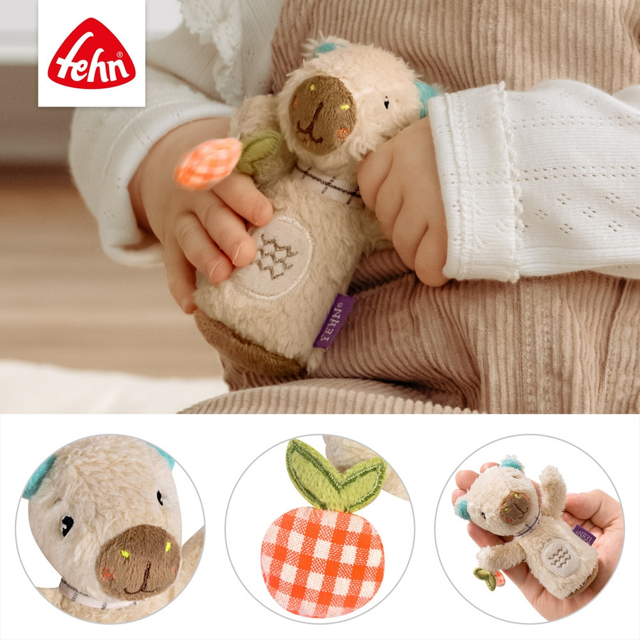Fehn Mini-Rassel Capybara, Plüsch, ab 0 Jahre - Bild 3