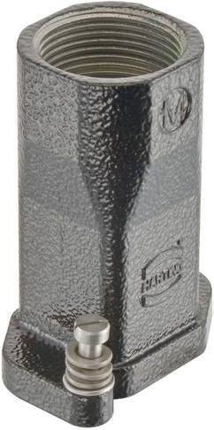 HARTING Tüllengehäuse 19 40 703 0401 aus Kunststoff in Grau - Bild 1