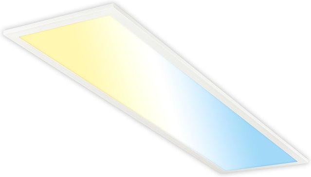 BRILONER LED Decken-Panel in Weiß, dimmbar mit Farbtemperatursteuerung und Fernbedienung, Rechteckig - Bild 1