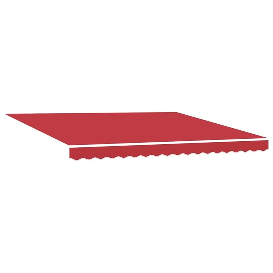 vidaXL Markisenersatzstoff aus Polyester in Rot, B: 380 cm, H: 295 cm - Bild 2