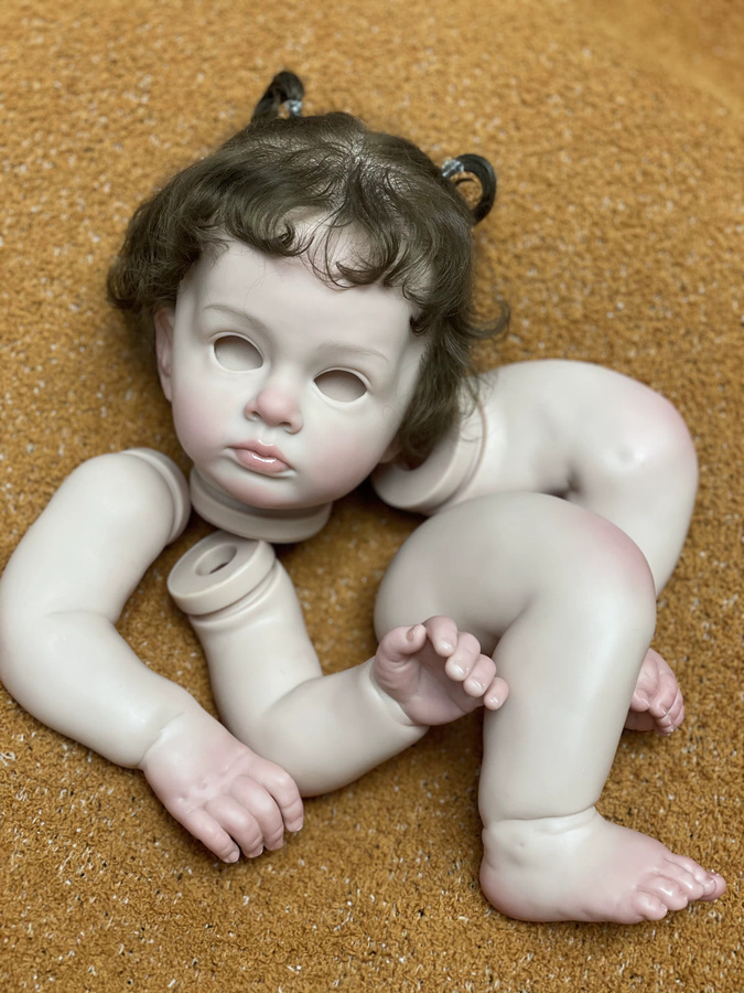 AnjoDoll Tutti wieder geborene Babypuppen-Kit mit Stoff und Vinyl - Bild 2