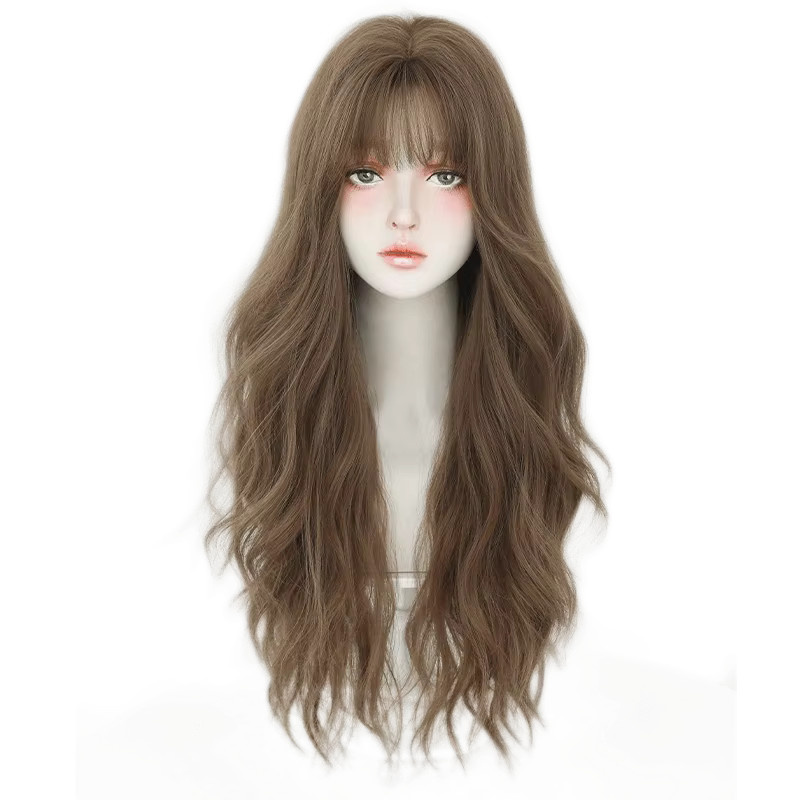 7JHH WIGS Perücke, Wasserwellen, Honigbraun, Damen - Bild 4