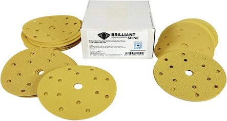 BRILLIANTShine Schleifscheiben-Set für Exzenterschleifer, 44-teilig, bunt - Bild 1