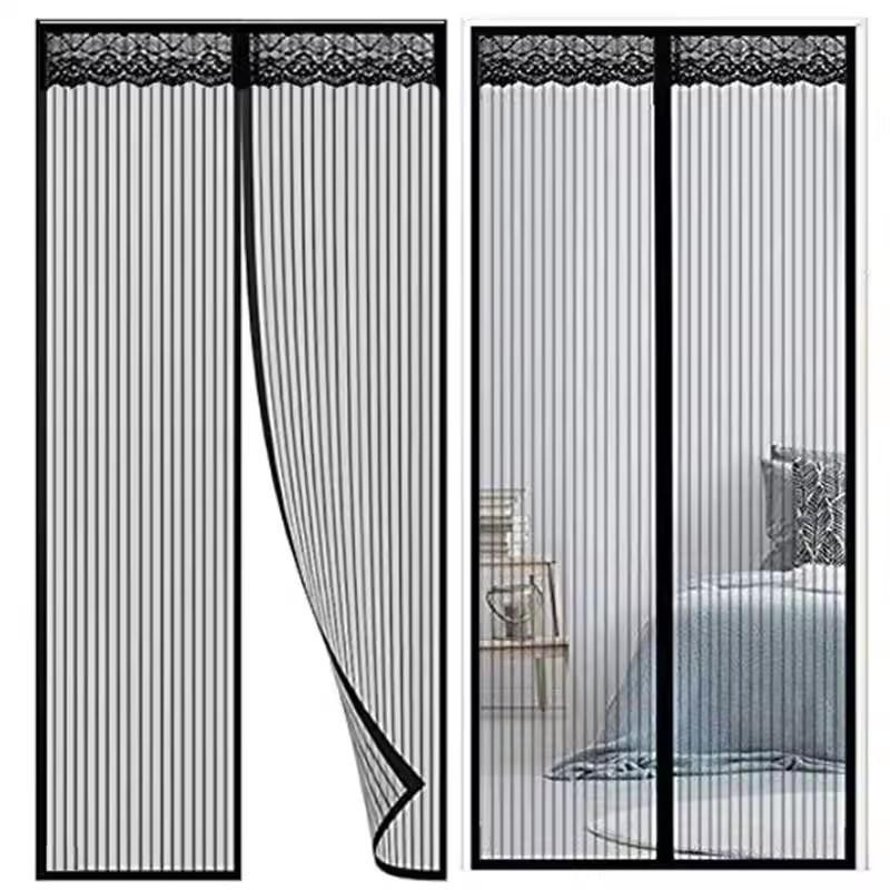 Magnetisches Fliegengitter für Türen und Fenster von Sufdarj Home Textiles in Kaffeebraun, Breite: 90 cm, Höhe: 240 cm - Bild 3