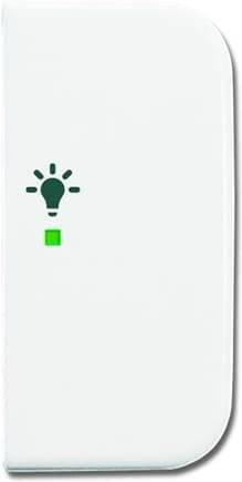 Busch-Jaeger 2fach Abdeckung Symbolwippe Licht free@home in Reinweiß (RAL 9010) - Bild 1