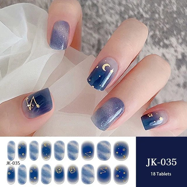 JUMEWZC Gel Nagelaufkleber, Glänzend, Unisex - Bild 1