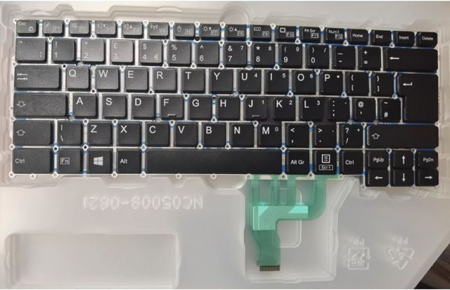 Fujitsu Laptop-Tastatur UK Layout Schwarz für U9310 U9310X U9311 U9311A U9311X U937 U938 U939 U939X 5U13A2 9U13A1 9U13A2 9X13A2 - Bild 1