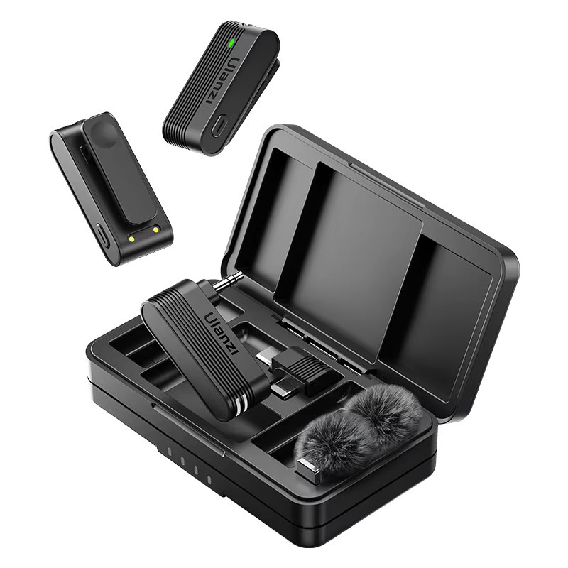 Ulanzi A100 Wireless Lavalier Mikrofon für Smartphone und Kamera in Schwarz - Bild 7