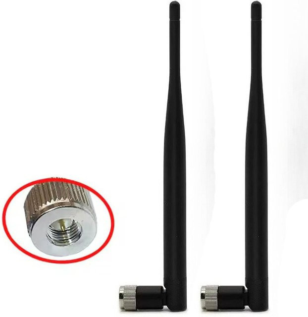 NOWEPOCH ADS-B Antenne 1090MHz mit 5dBi Verstärkung und SMA Stecker in Schwarz für FPV, Software Radio und DVB-T SDR - Bild 1