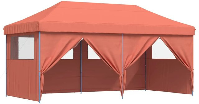 vidaXL Party-Zelt aus Oxford-Stoff und Stahl in Terrakotta, B/T/H: 580 x 292 x 315 cm - Bild 1