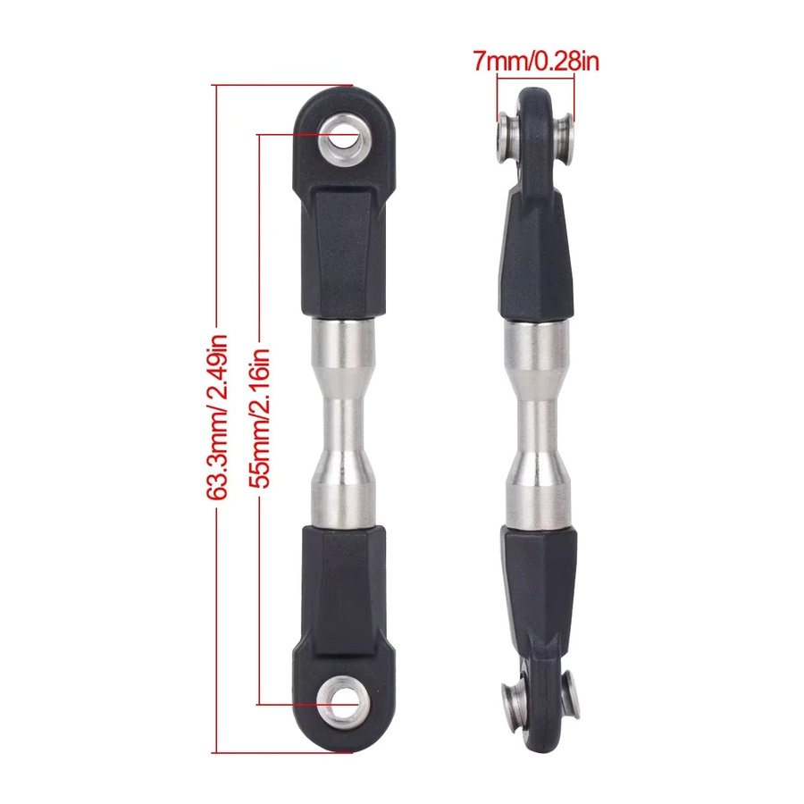 Phoenix Metall Anti-Tilt Link Rod Sway Bar Set, Schwarz, Zubehör - Bild 2