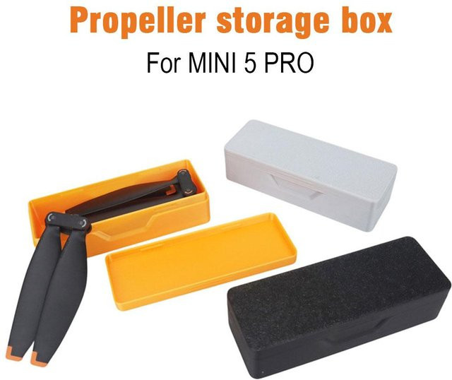 Schutzbox für DJI Mini 5 Pro Tragbare Lagerungsbox in Orange mit Anti-Druck und Anti-Scratch Schutz - Bild 1