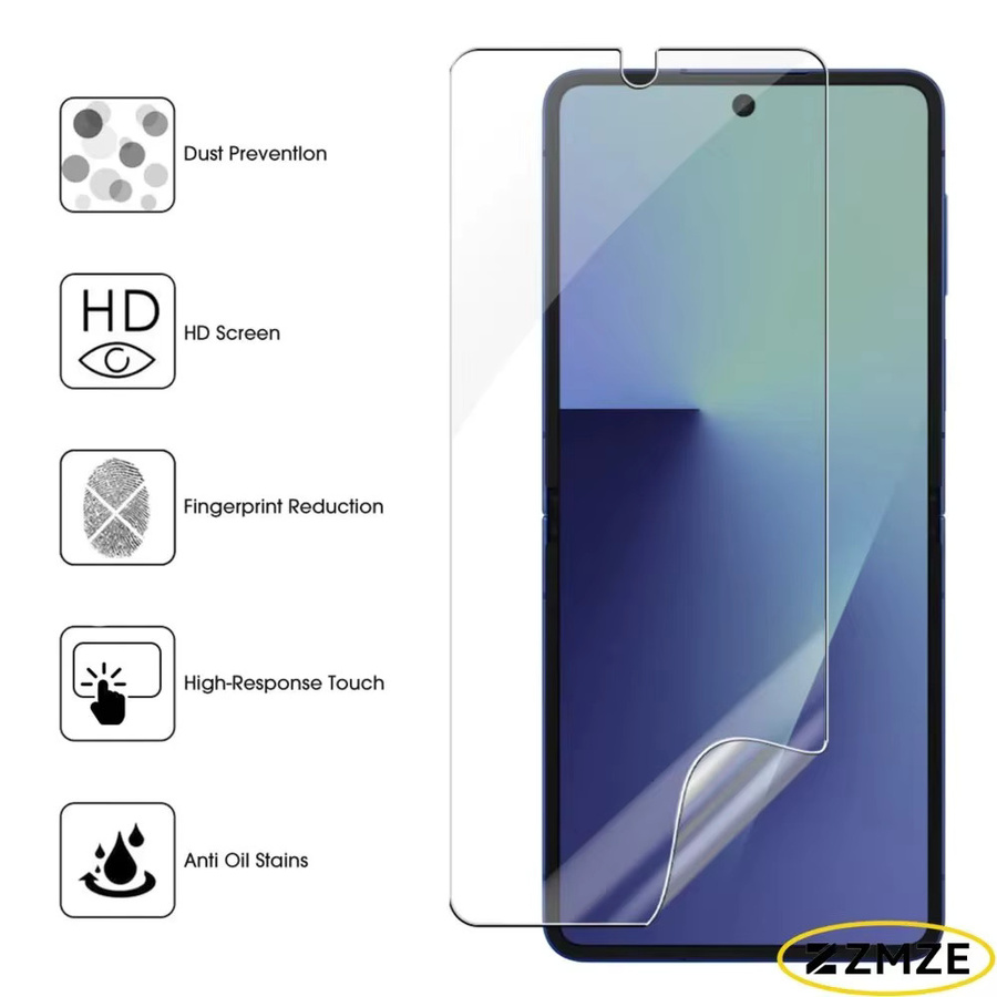 4 Stück transparente Hydrogel-Displayschutzfolien für Motorola Moto G45 G42 G41 G40 Fusion G36 G35 G34 G32 G31 G30 Serie - Bild 3