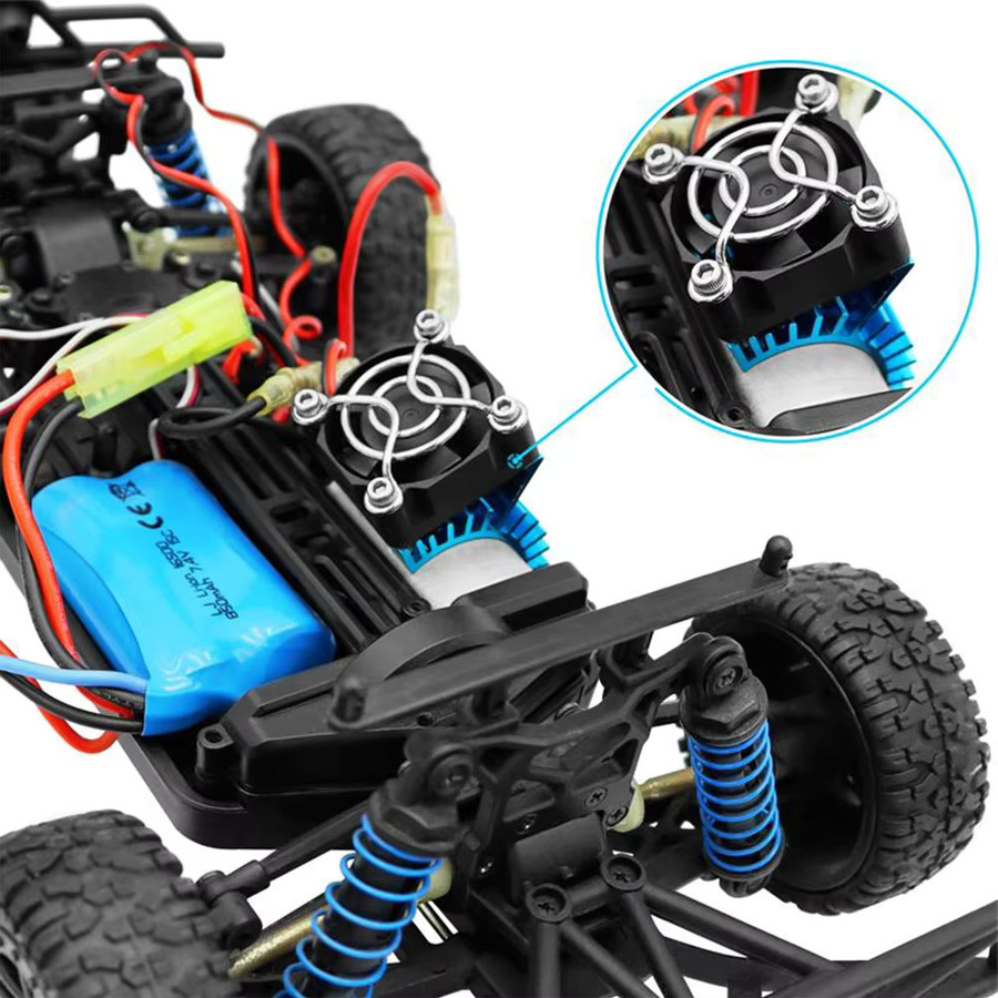 ANENG Motor Kühler Zubehör, mit Lüfter Elektromotor Kühlkörper, Metall, Blau - Bild 4