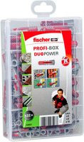 Fischer Profi-Box DUOPOWER Dübelsortiment 132 Stück für Universalanwendungen und Porenbeton - Bild 1