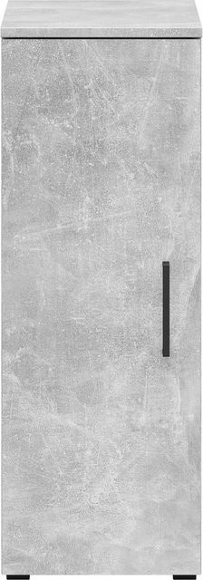 Mömax Schrank Multi-Stauraum Typ 4 in Betonoptik Grau B/H/T: 30 x 83 x 40 cm - Bild 1