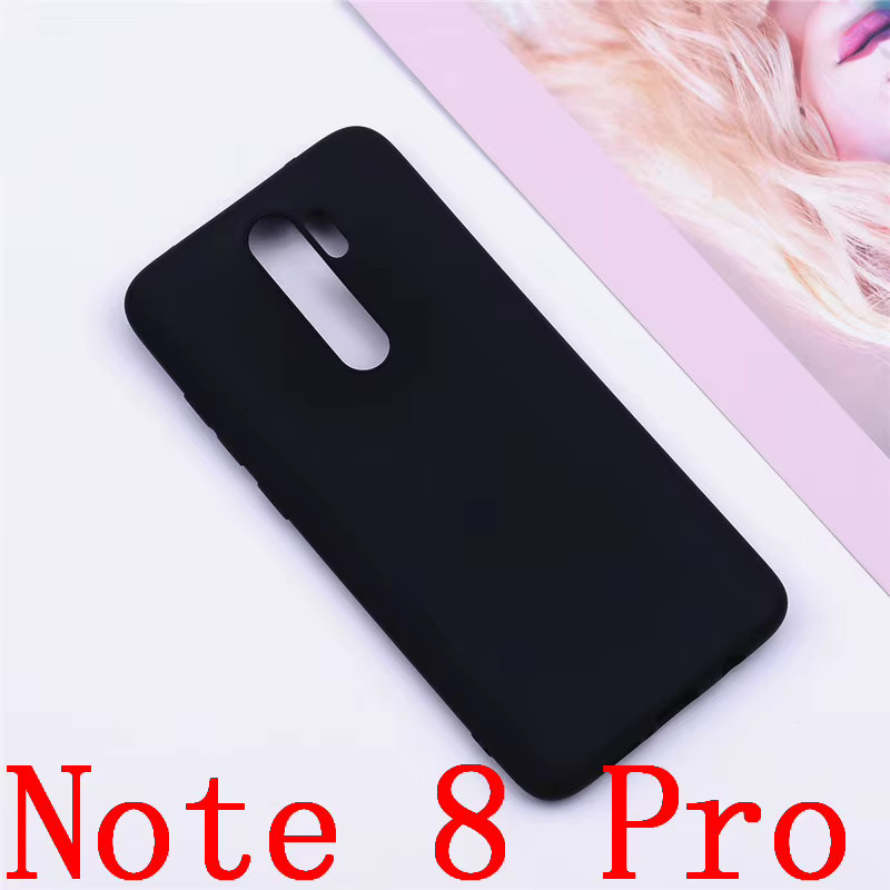 Schutzhülle aus weichem Silikon TPU für Xiaomi Redmi Note 8 Pro und Redmi Note 8t in Schwarz - Bild 3