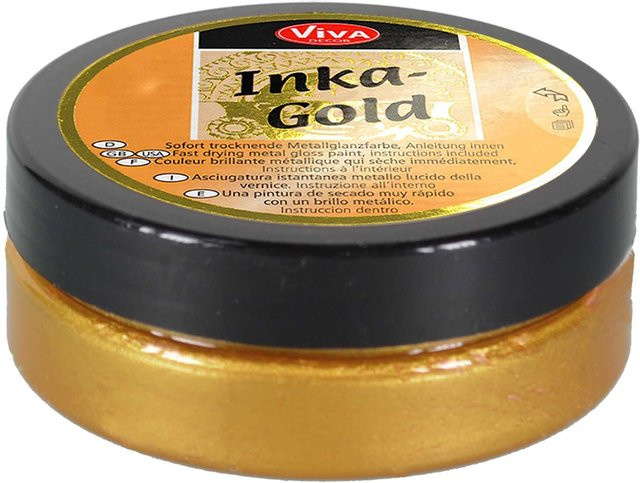 Viva Decor Inka Gold Altgold Wasserbasierte Strukturpaste 62,5 g - Bild 2