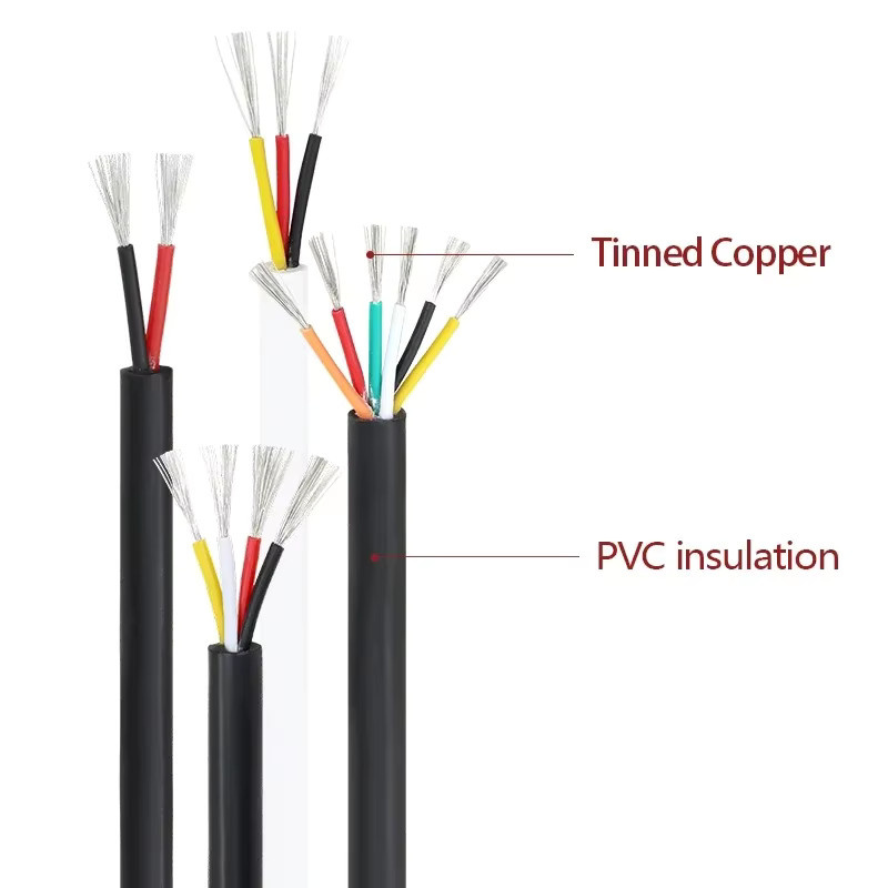 UL2464 PVC Multi-Core Kupferkabel in Schwarz für Audio und Strom mit verschiedenen Adernanzahlen und AWG-Stärken - Bild 2