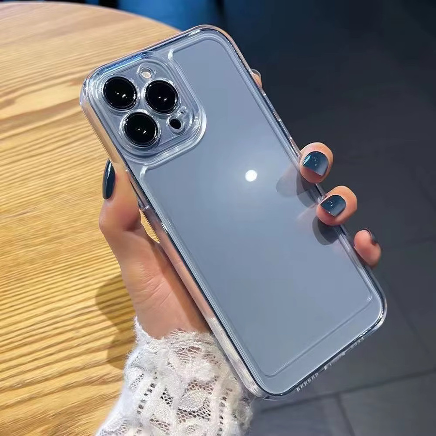 Stoßfeste TPU Handyhülle Air Cover für iPhone 12 bis iPhone 17 Pro Max in Transparent - Bild 6