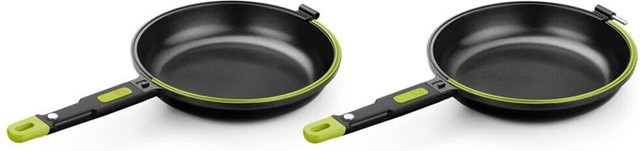 BRA Pfannenset Foodie schwarz aus Aluminium, 2-teilig - Bild 1