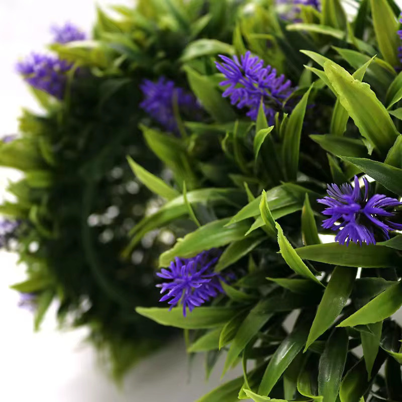 AISHANGFANSI Künstliche Grünpflanze Mailand Eukalyptus und Lavendel als runder Grasball für die Hochzeitsdekoration und Innenraumgestaltung in Grün - Bild 4