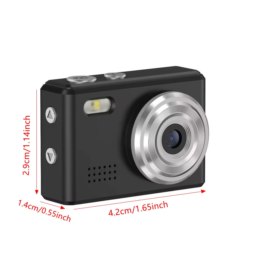 Kaysunlink Mini Action Kamera mit Bildschirm, 1080p Videorecorder für Sport und Outdoor, Schwarz - Bild 3