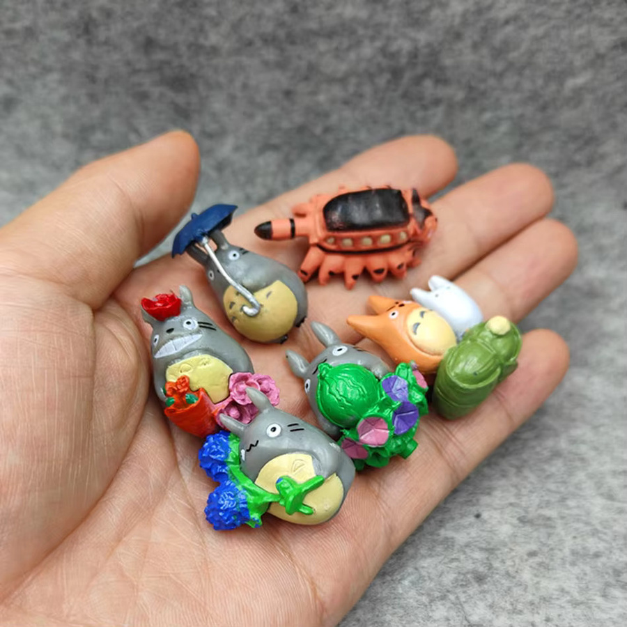 Anime Miyazaki Hayao Totoro Figur, 12-teiliges Set, Mini Statue - Bild 5