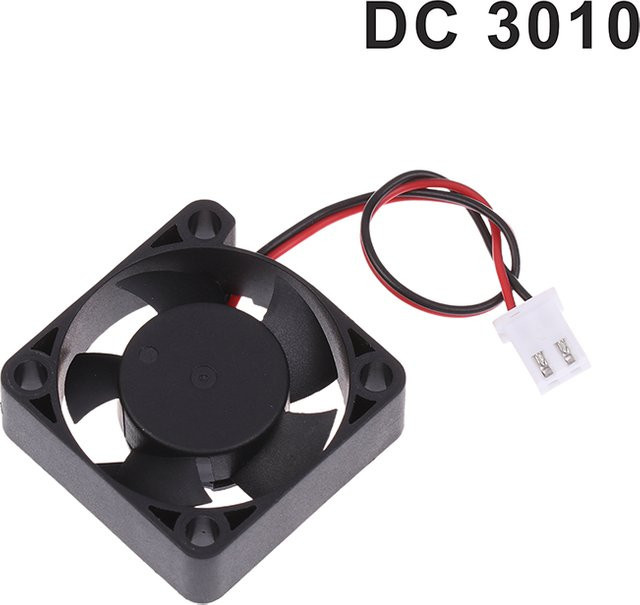 SAFENH 3010 DC 12 V 0,13 A Lüfter Gebläse für MK3S 3D Drucker in Schwarz - Bild 1