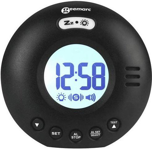 Geemarc JWNS-VOYAGERV2_BLK_I Elektronik Wecker in Schwarz - Bild 1