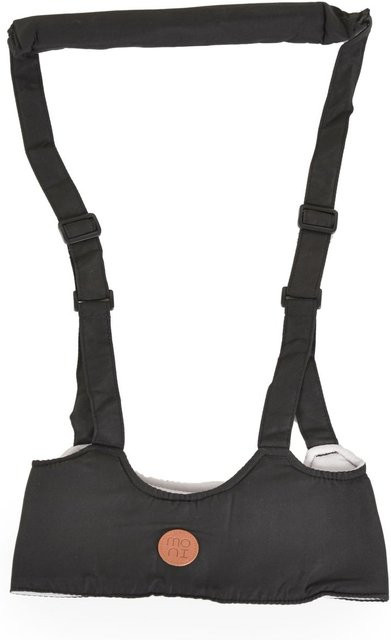 Moni Babylaufgurt Walky BW001 Laufleine als verstellbare Laufhilfe in Schwarz - Bild 1