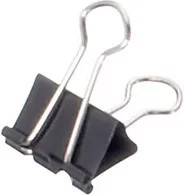 MAUL Foldbackklemmer mauly 7 mm in Schwarz aus Metall - Bild 1