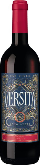 Versita Sangiovese Rotwein, Puglia IGT, 2023, trocken, 0,75 l - Bild 1