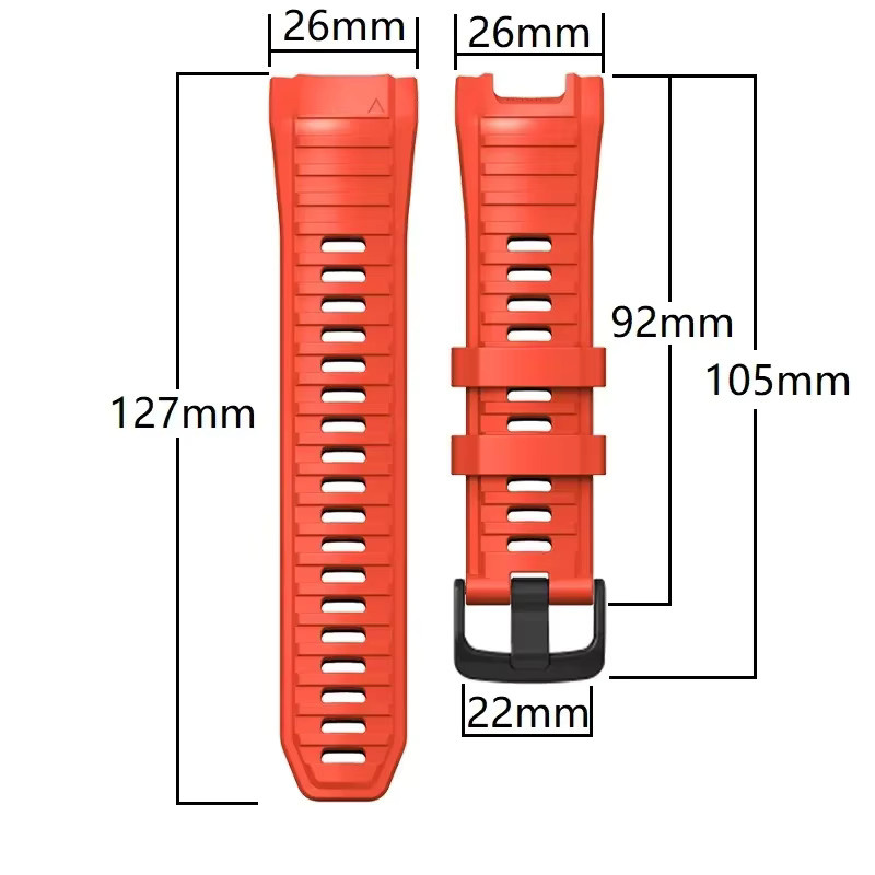QCTOG Uhrenarmband Silikon, zweifarbig, Unisex - Bild 2