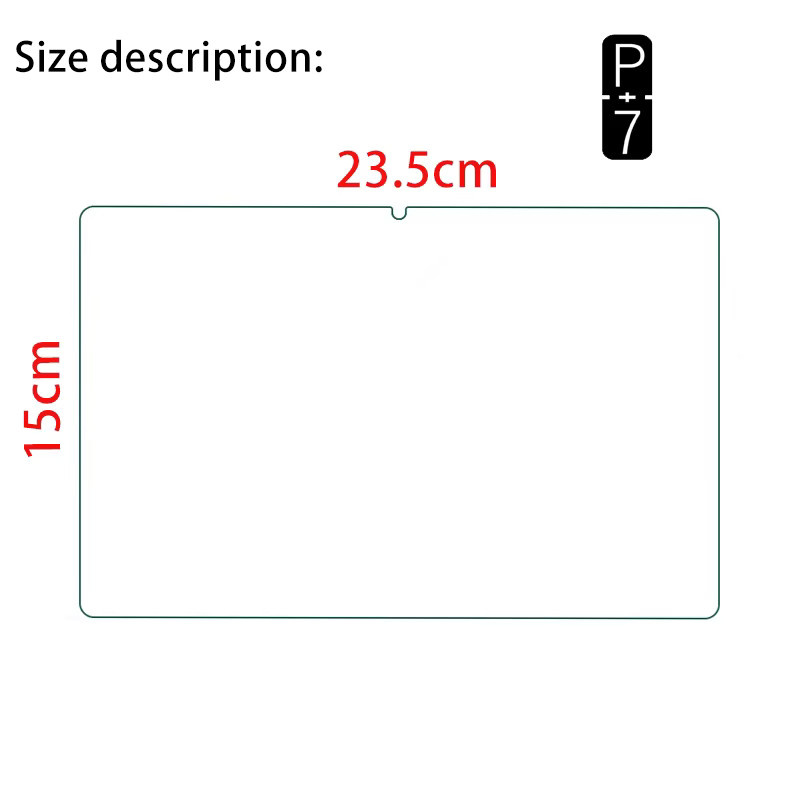 2 Stück Honor Tablet Displayschutz aus gehärtetem Glas für Honor Tablet 6 7 X6 X8 X8 Lite 10,1 Zoll HD transparent sturzsicher und explosionsgeschützt - Bild 3