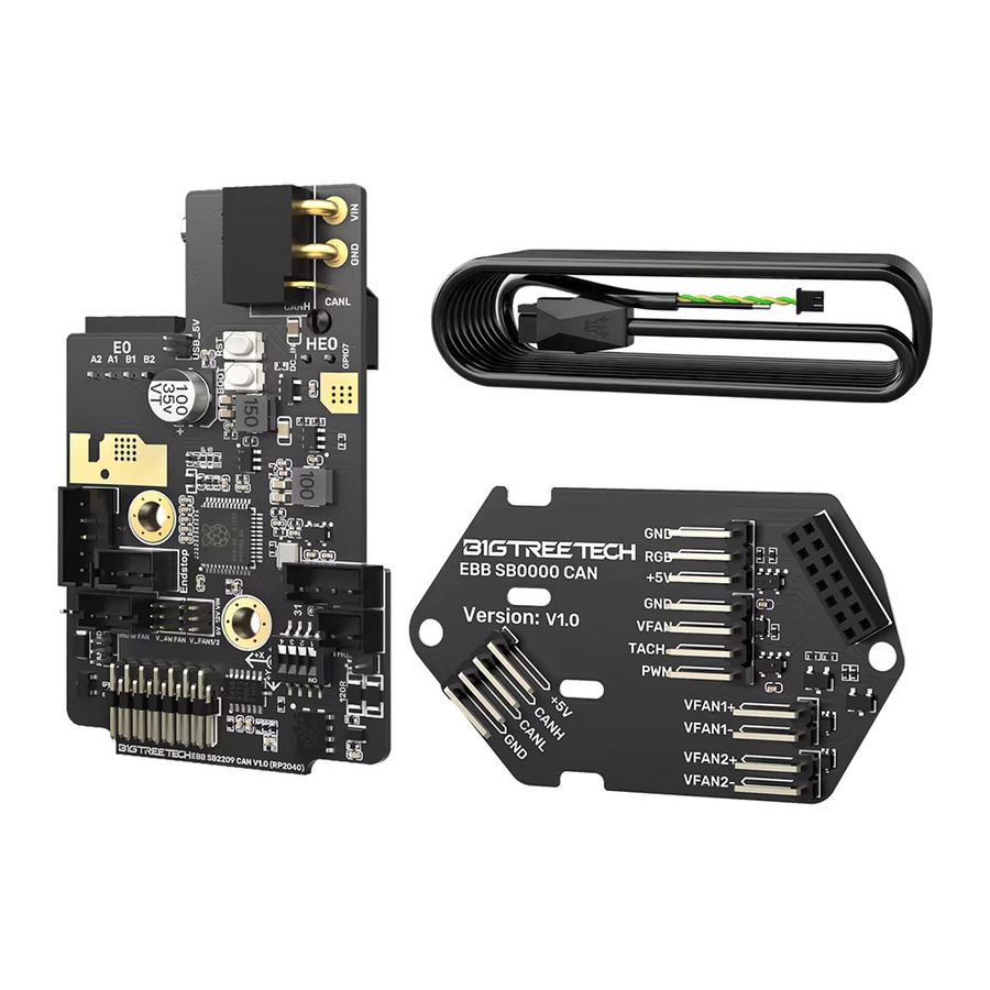 BIGTREETECH EBB SB2209 CAN/USB Board mit Hi-Speed Onboard Driver und Beschleunigungsmesser in Schwarz für VORON StealthBurner Klipper - Bild 2