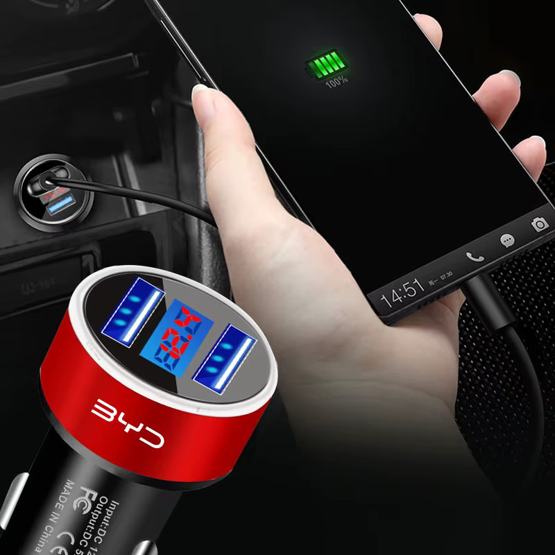 Schnellladegerät mit 2 USB-Anschlüssen und Digitalanzeige für BYD Modelle - Bild 6