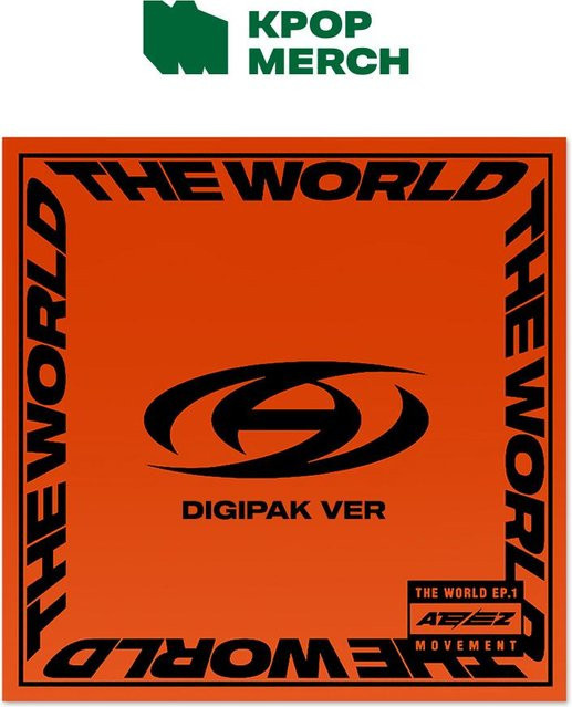 ATEEZ - DIE WELT EP.1 : MOVEMENT Digipack Version Random CD in Black - Bild 1