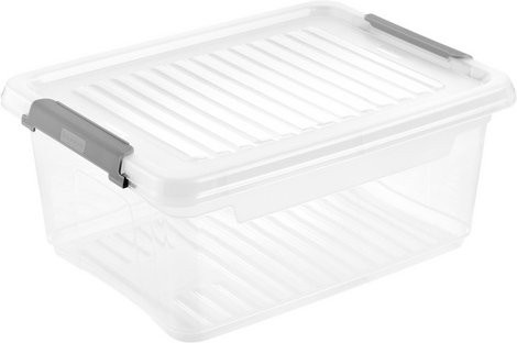 KEEEPER Clipbox Leonie Aufbewahrungsbox transparent B/T/H: 37,5 x 28,5 x 16 cm - Bild 1