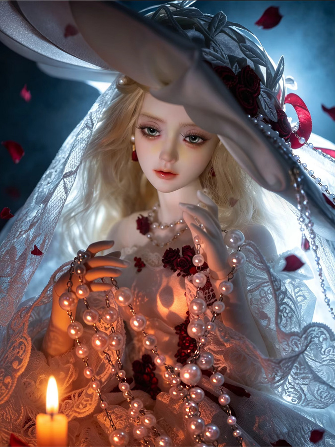 ShugaFairy Ariana BJD Puppe, 1/4 Komplettset, Fantasy, Weiß - Bild 5